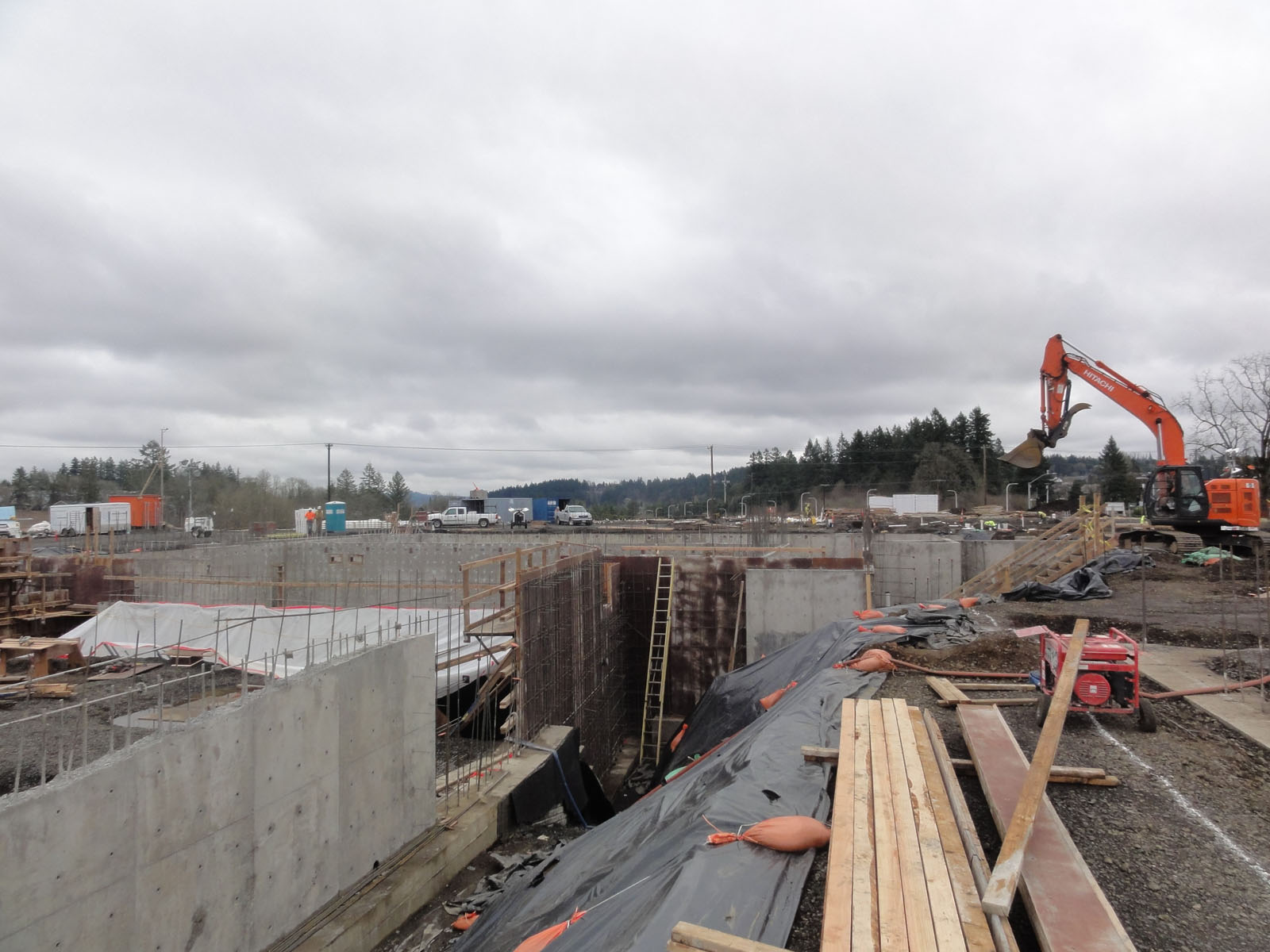On Site At The New Beaverton High School Bora