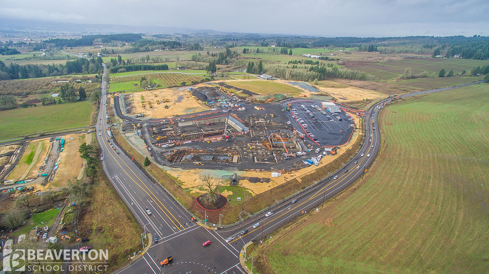 On Site At The New Beaverton High School Bora